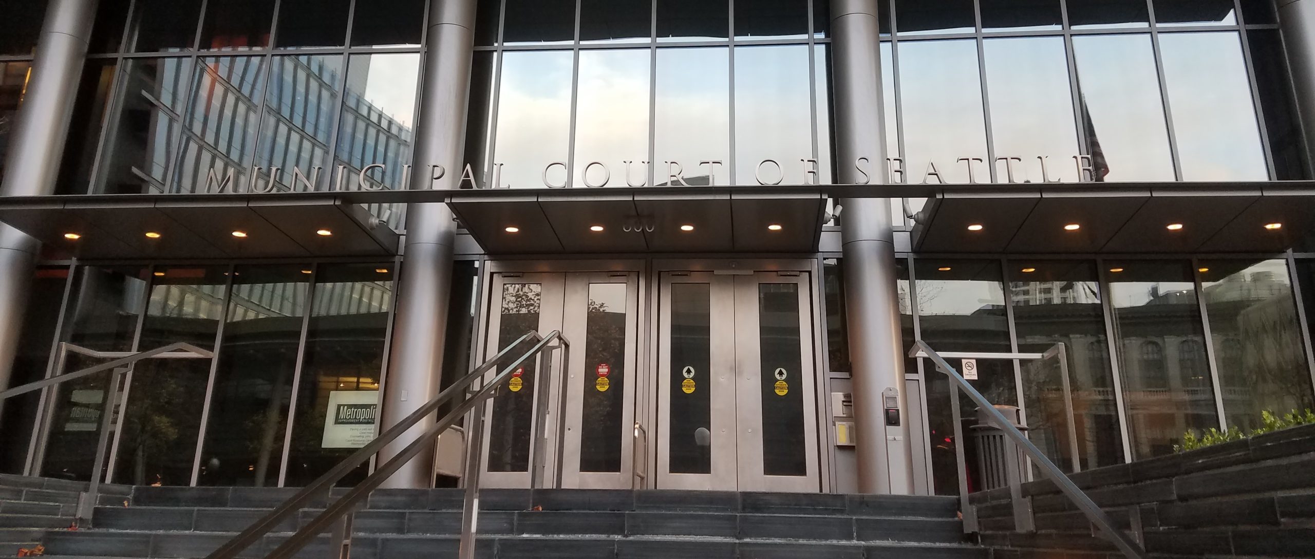 Seattle Municipal Court entrance