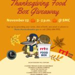 Thanksgiving Food Box Flyer