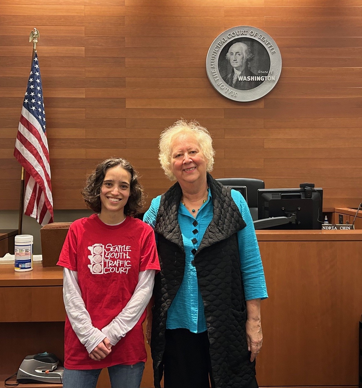 Erika Monda, Margaret Fisher at youth court