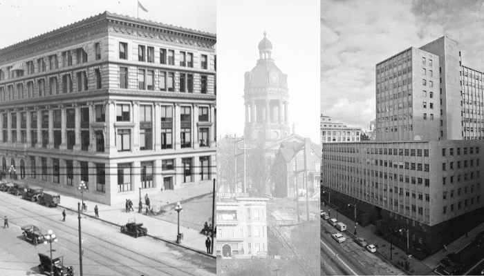 King County courthouses over the past century